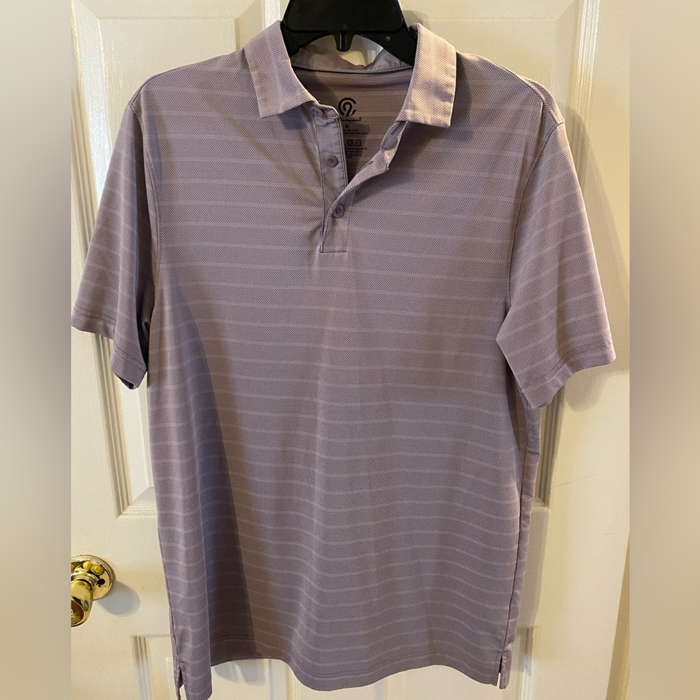 Men’s Champion moisture wicking golf style shirt. Medium.